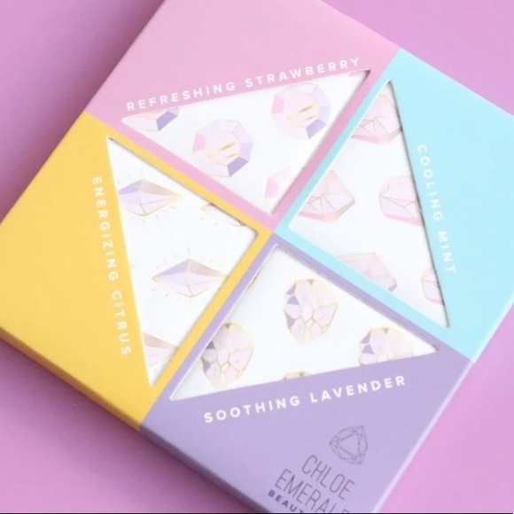 Chloe Emerald 4-Piece Beauty Bar Soap Set - Picture 1 of 6